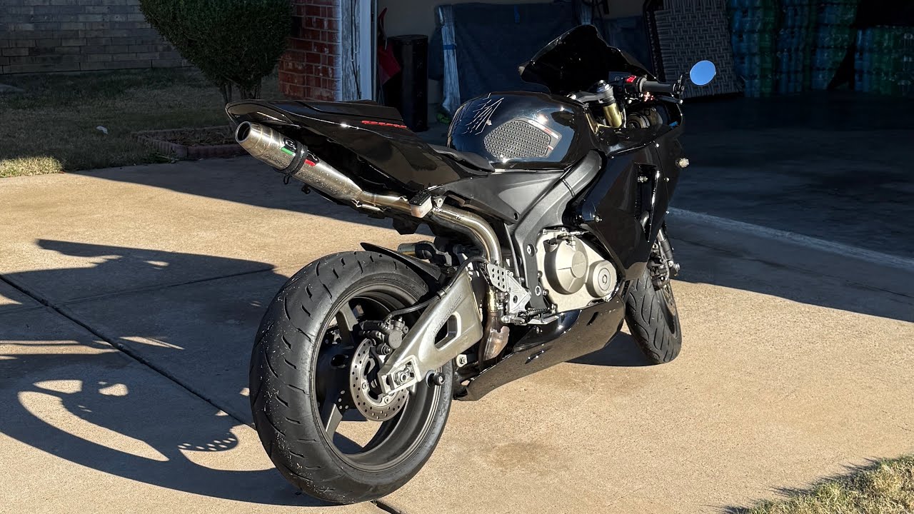First Ride with new exhuast CBR600rr