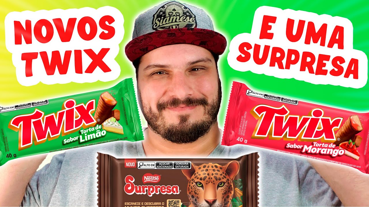 O CHOCOLATE SURPRESA VOLTOU E OS TWIX LIMÃO E MORANGO CHEGARAM AO BRASIL!