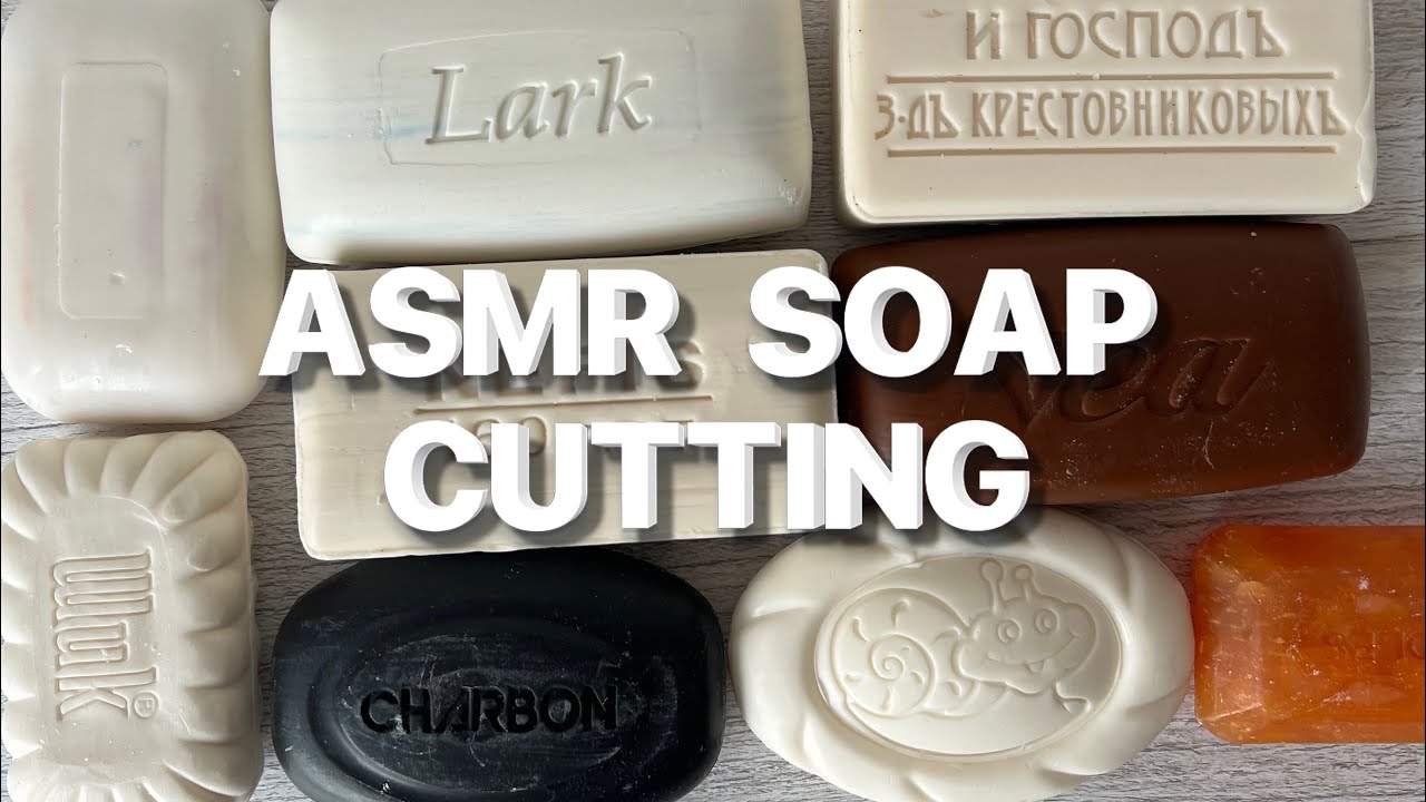ASMR Soap cutting | Soap carving | Dry soap | Relaxing sounds | No Talking | ASMR Soap