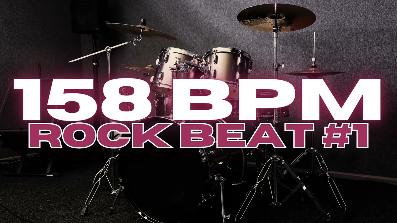 158 BPM - Rock Drum Beat - Loop 1