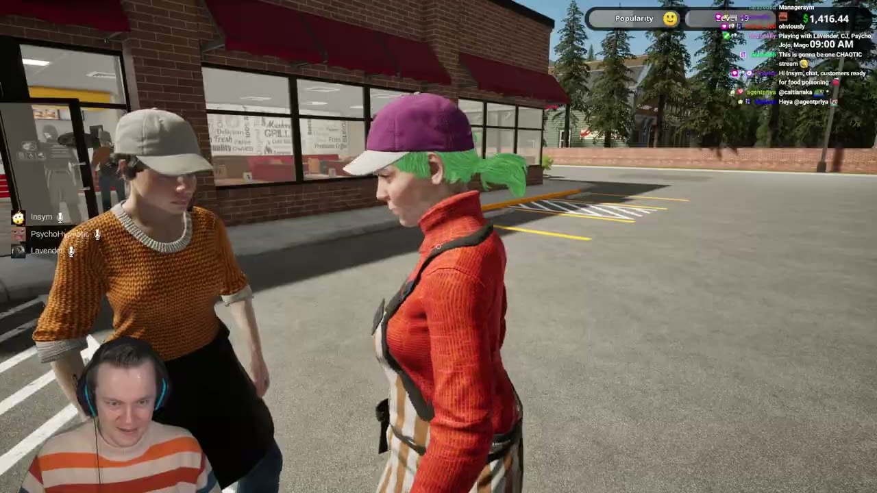 Insym Plays Fast Food Simulator with MANY People - Livestream from 27/2/2025
