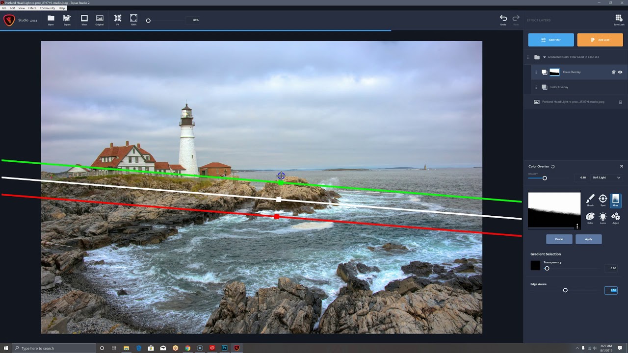 Graduated Filters in TS2 v2.04