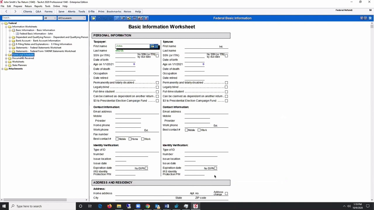 TaxAct Professional  | Getting Started with the Software