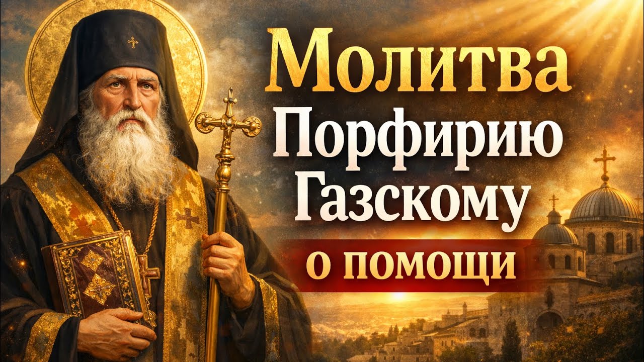 11 марта — День памяти святителя Порфирия Газского. Сильная молитва о помощи и защите