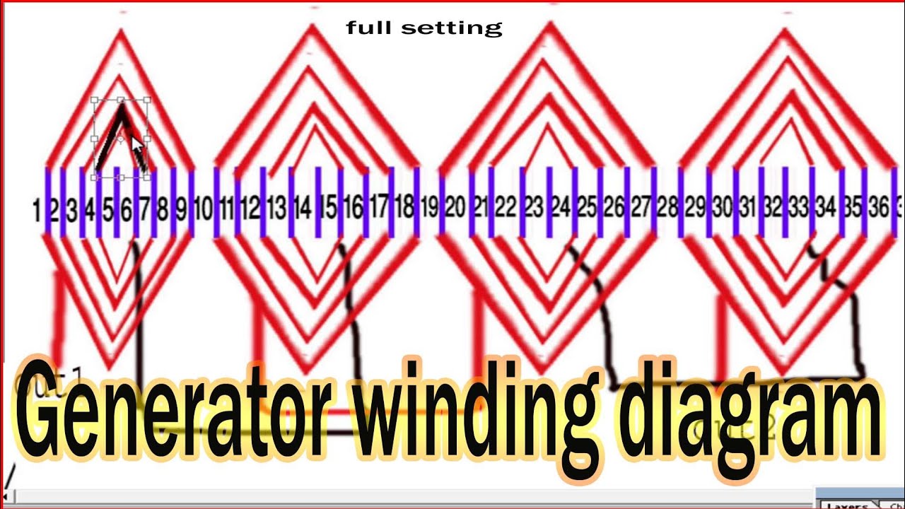 single phase generator  diagram&winding full formula  setting, 2 kw,3 kw,5 kw,7.5 kw,10kw