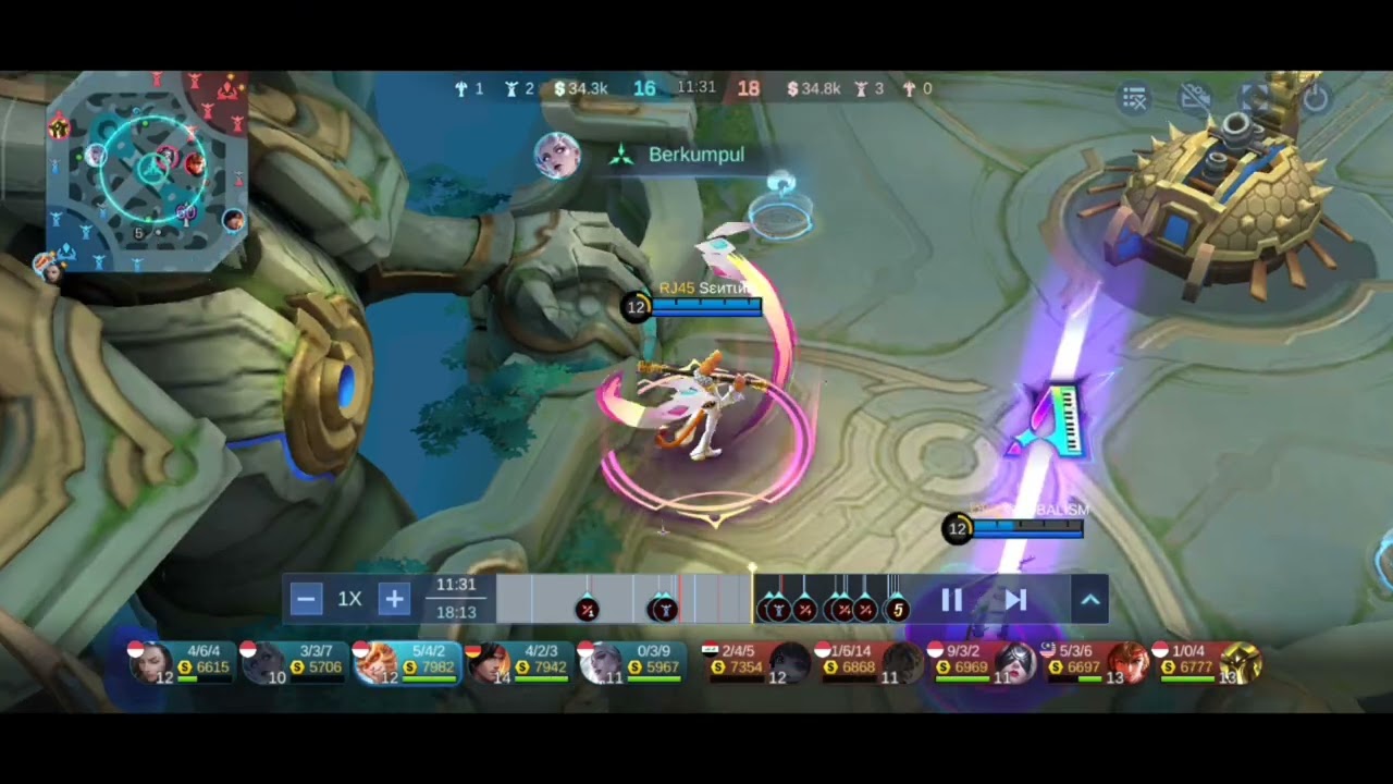 GAMEPLAY SUN GOLDLANE!!! BUILD TERSAKIT SUN!!! TANK TEBEL AUTO TEMBUS!!! - MOBILE LEGENDS