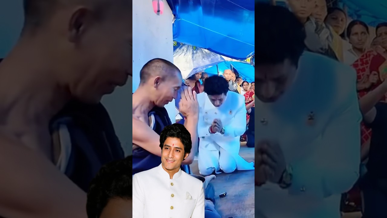 Buddha Actor Gagan Malik Pays Respect to Master Minh Tue
