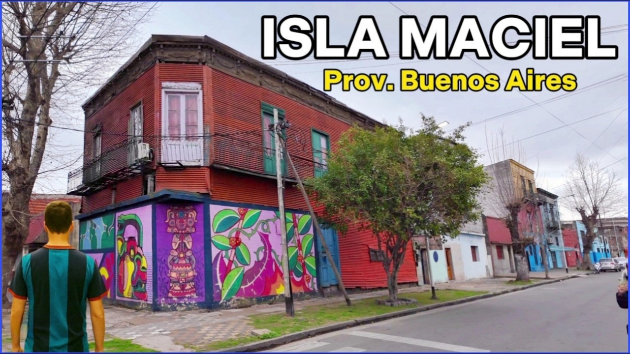 【4K】Así es el Barrio ISLA MACIEL - Dock Sud, Avellaneda | Buenos Aires Walking Tour