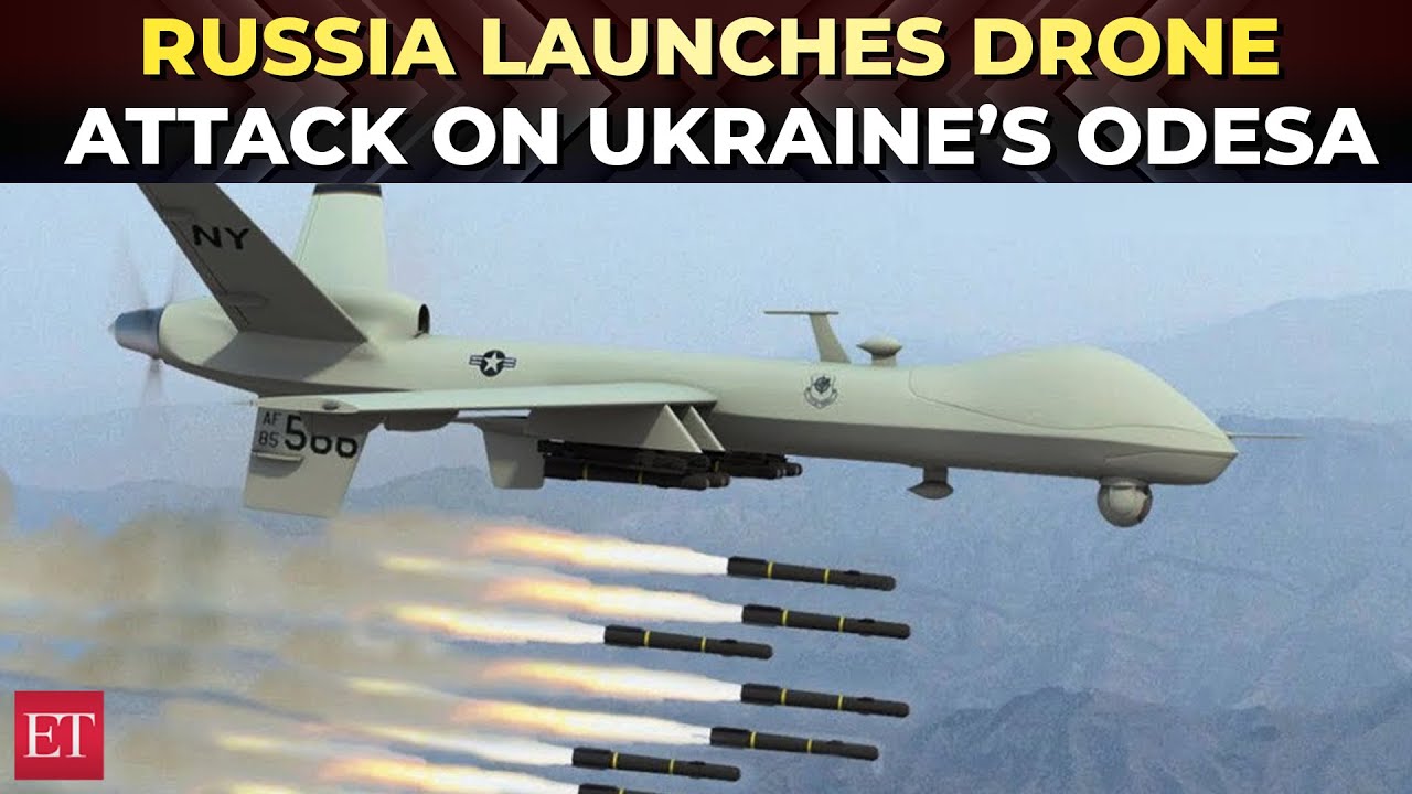 Russia launches mass drone attack on Ukraine&rsquo;s Odesa, triggers fires and hits energy targets