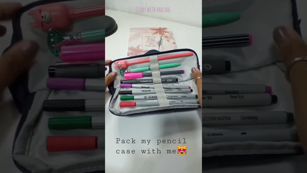 What's in my pencil case?✨😍💕 #shorts #stationery #school #cute  #satisfying #unboxing
