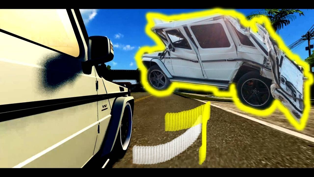 SMASHING G-WAGON!