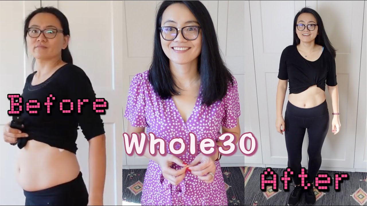 Whole30 Result || I lost 10.6lbs || 30 days of 16:8 Intermittent Fasting Result