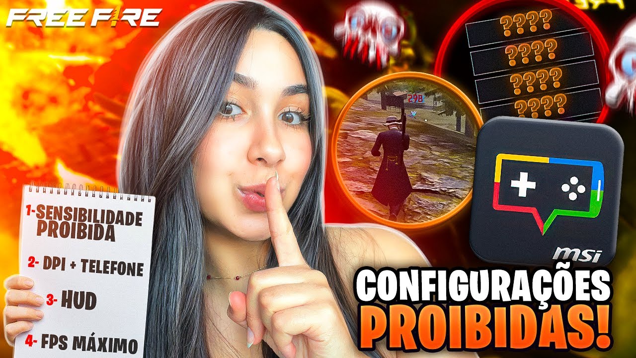 MOSTREI O SEGREDO DOS PROS PRA CONFIGURAR O EMULADOR EM 2025 E SER O MELHOR! 🤫😳 FREE FIRE