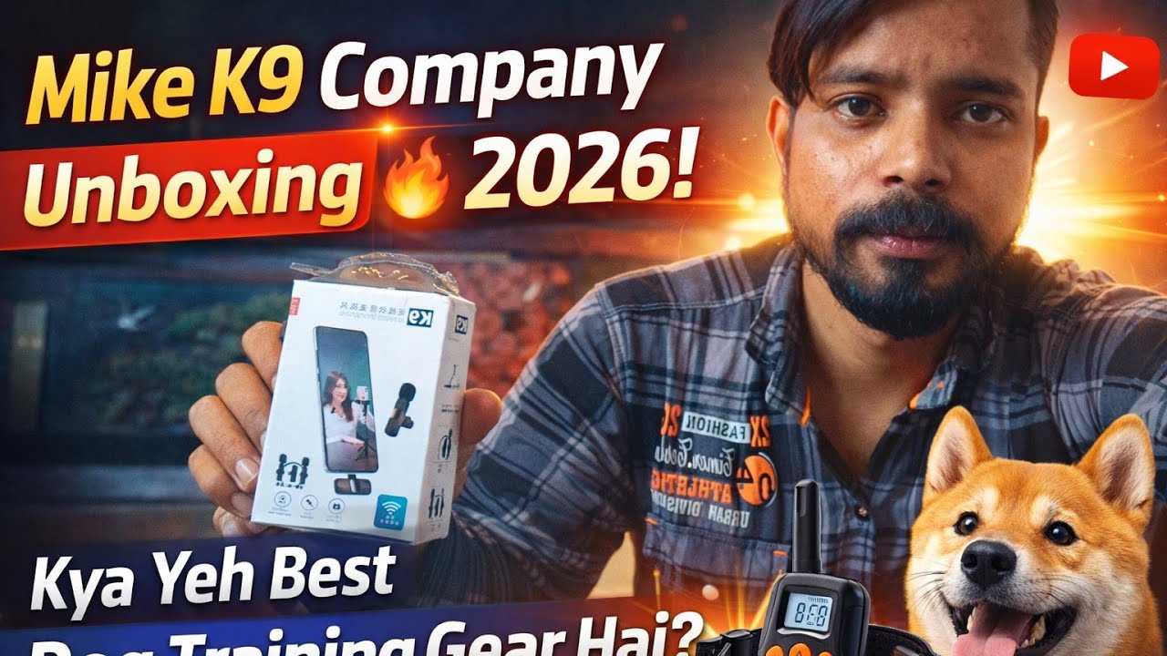 Mike K9 Company Unboxing 🔥 2026 | Kya Yeh Best Dog Training Gear Hai?