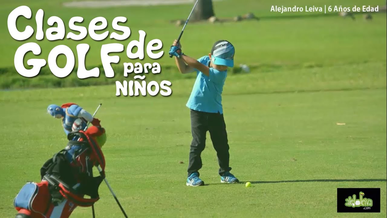 Clases de GOLF Para Ni&ntilde;os | Como Potear | @alejoleivagolf
