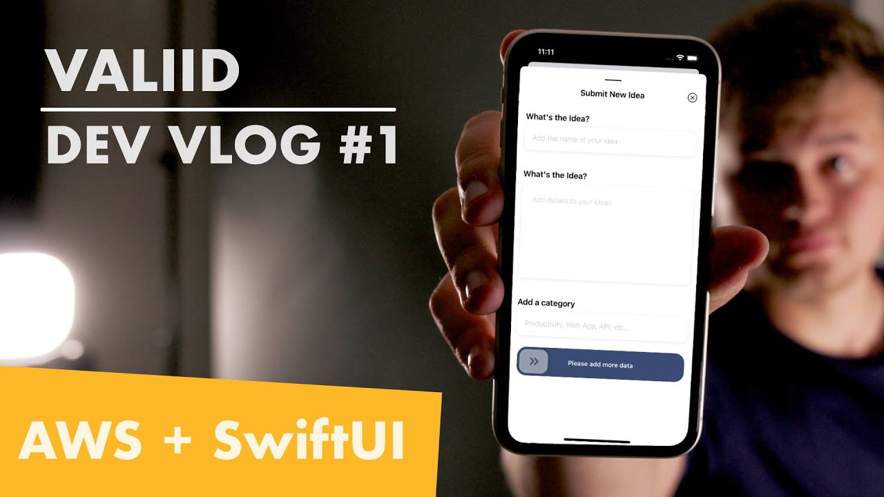 Learning AWS & Making a Swipe to Unlock | Valiid Dev Vlog (#1)
