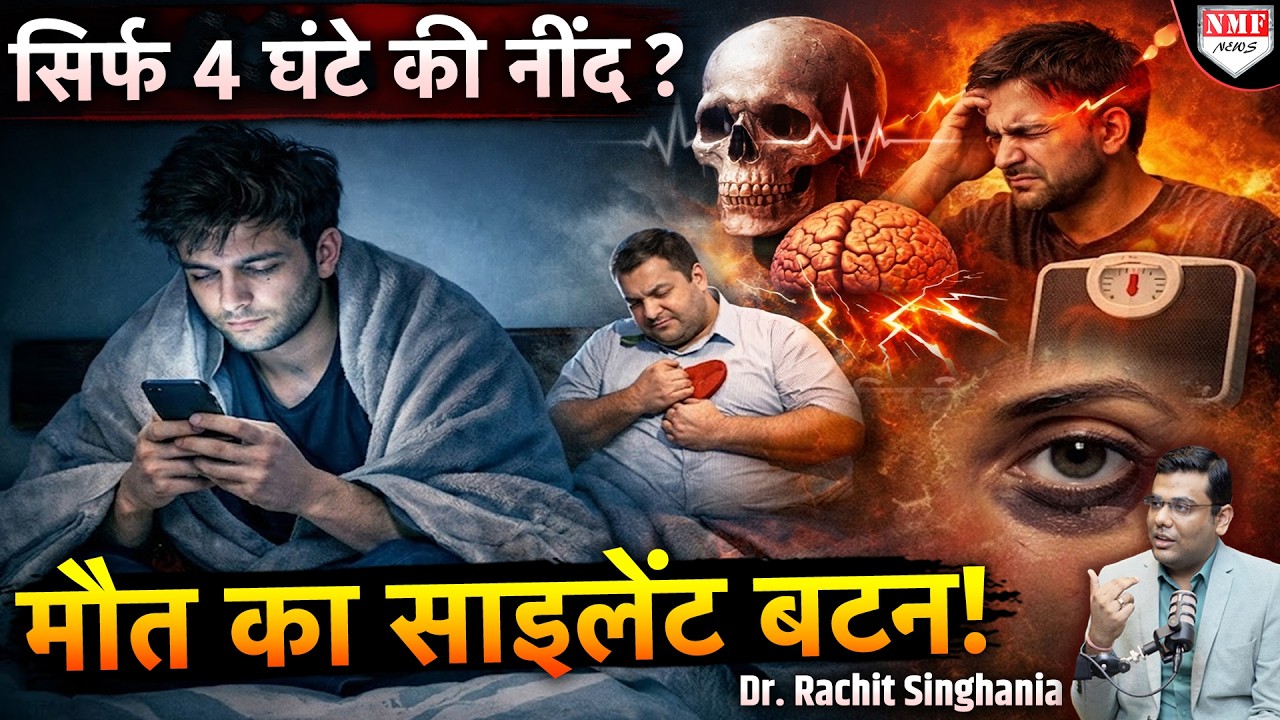 नींद न आने की समस्या, रात में कम सोते हैं तो यह वीडियो आपके लिए आखिरी चेतावनी है!