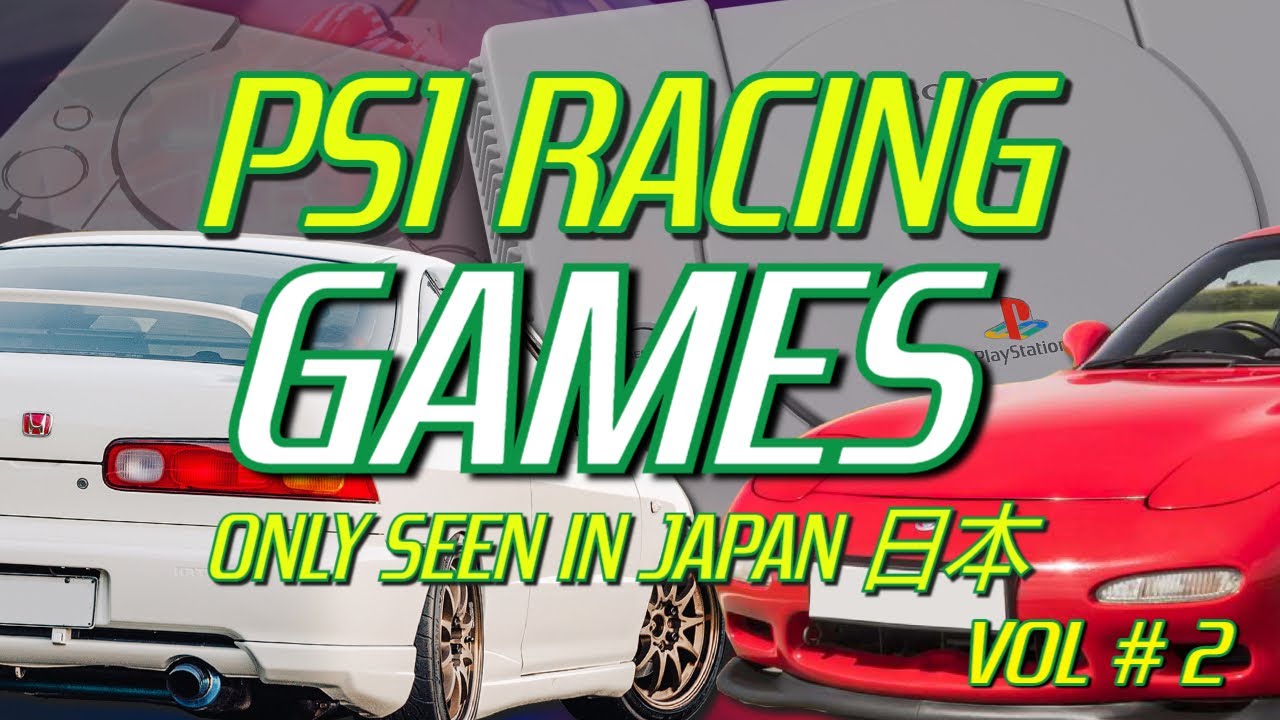 PS1 Racing Games Only Seen in Japan - VOL 2 - PS1 Games List