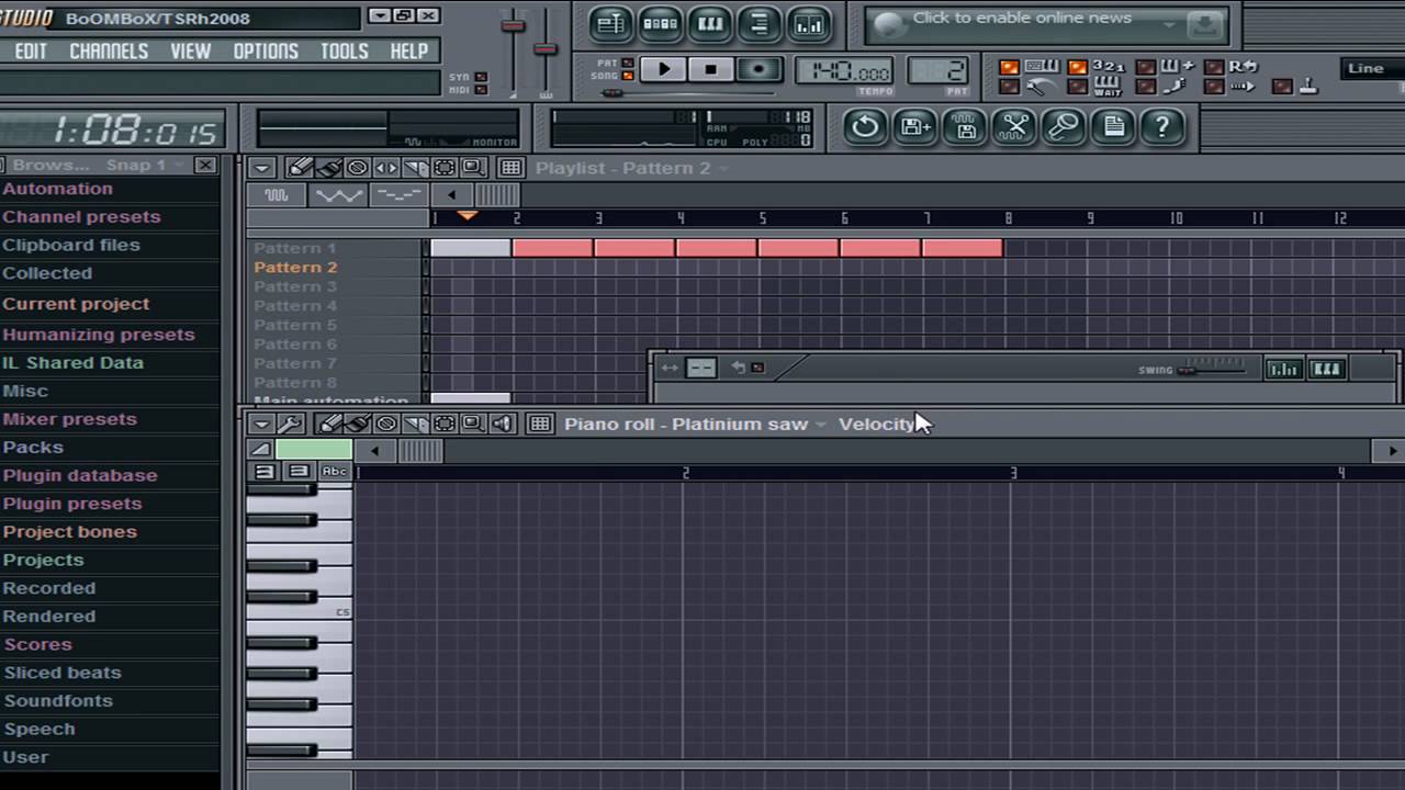 FL Studio 8 Beginners Basic Tutorial