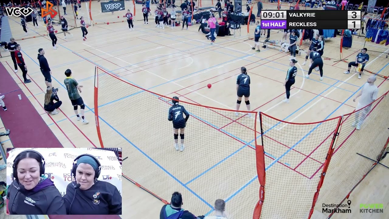 Kick off 2026 - Valkyrie vs Reckless Women's Division Semi Final - Dodgeball Toronto