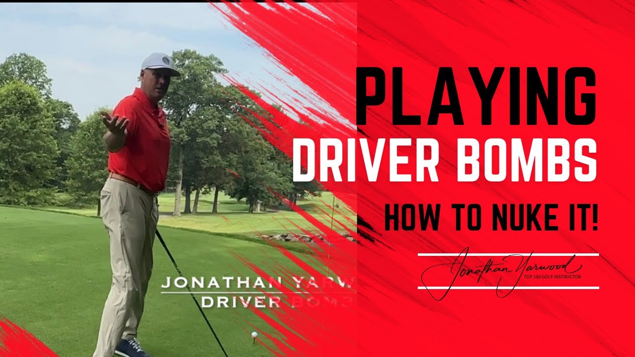 Hitting Driver bombs in golf. Keys to high launch and low spin drivers.