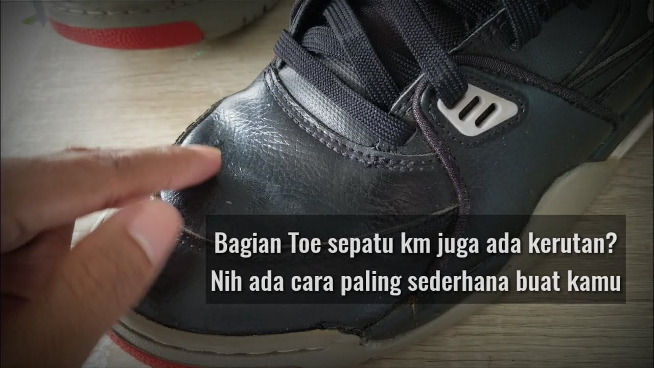 Cara Mudah dan Sederhana Mengurangi Kerutan Pada Sepatu #repairsepatu #creasing