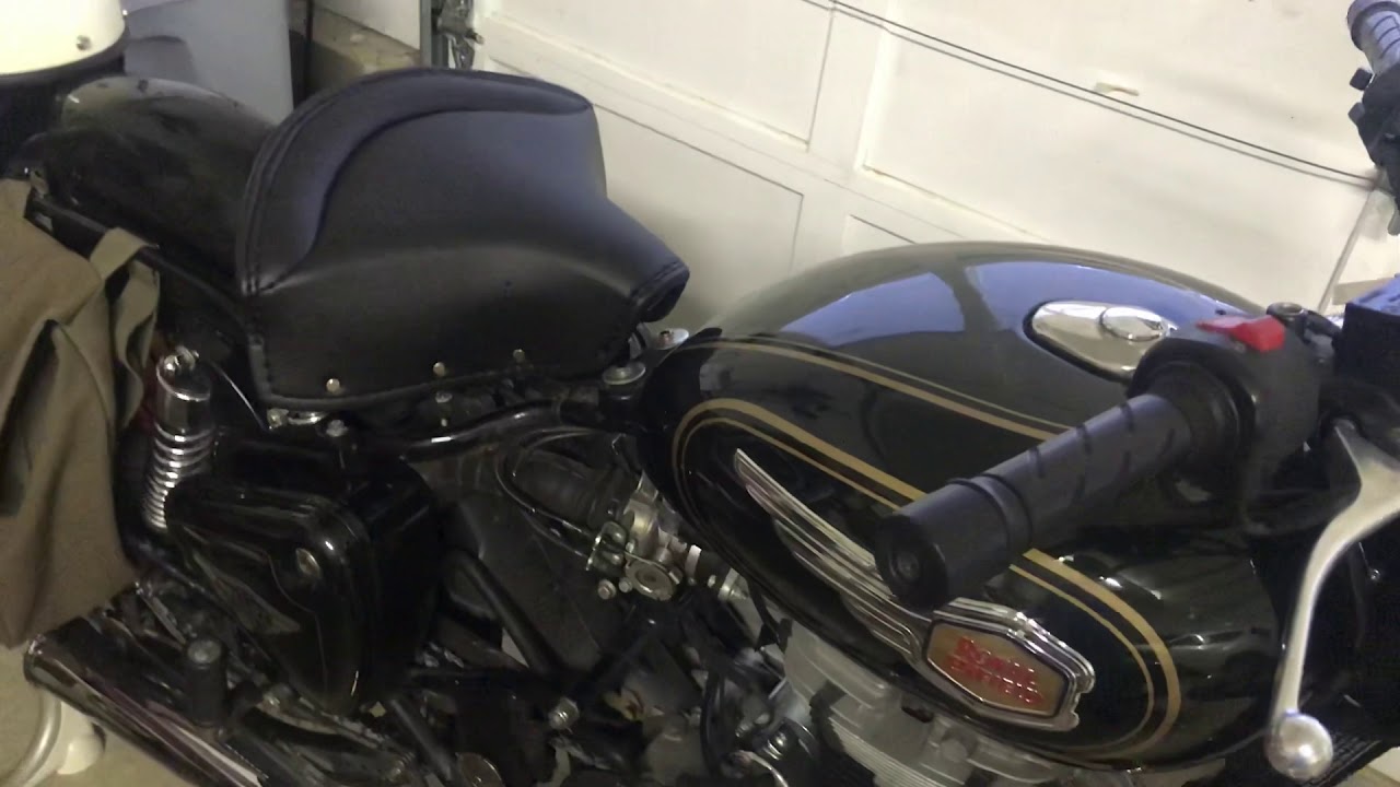 Hitchcock’s Single Saddle for Bullet 500 | USA