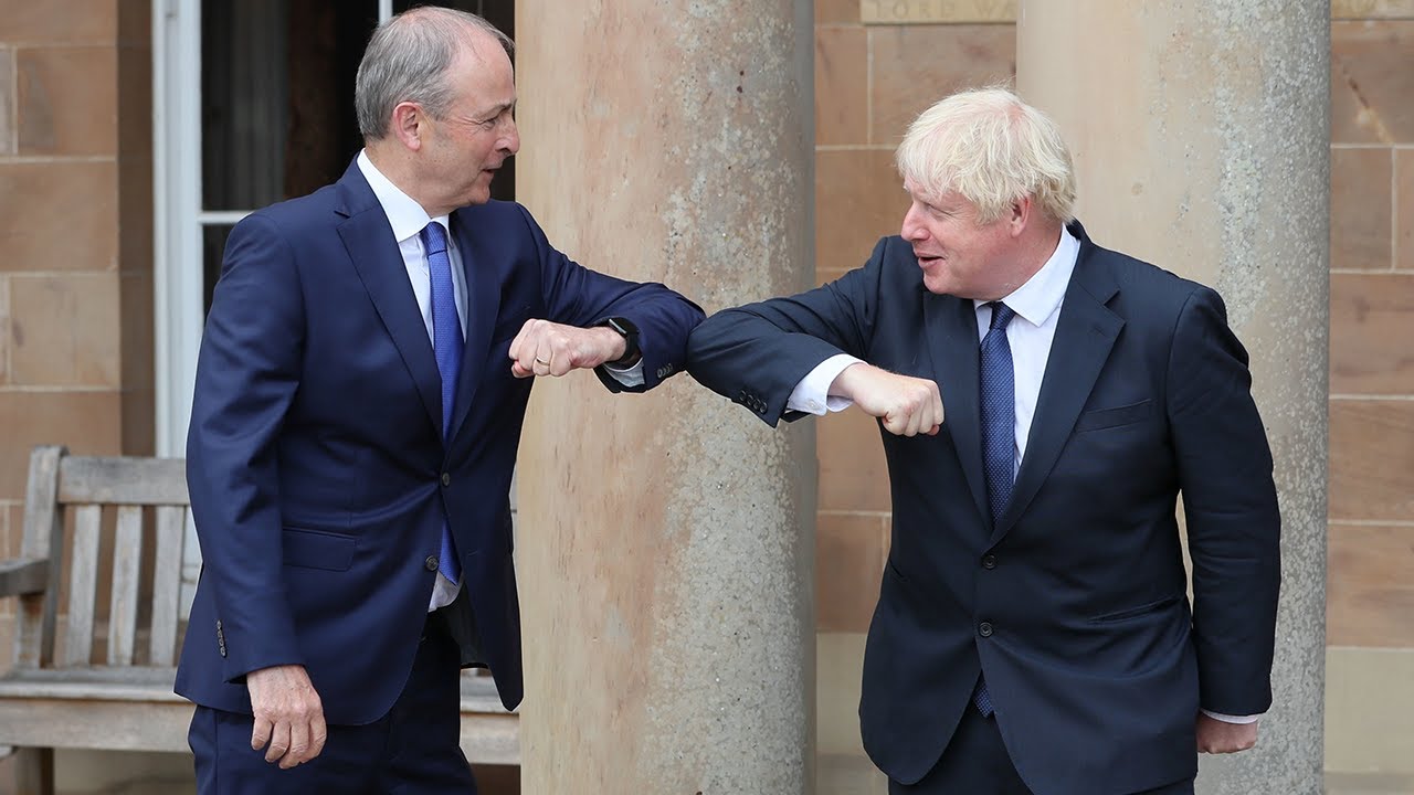 Boris Johnson talks up post-Brexit unity between UK and Ireland on Northern Ireland visit