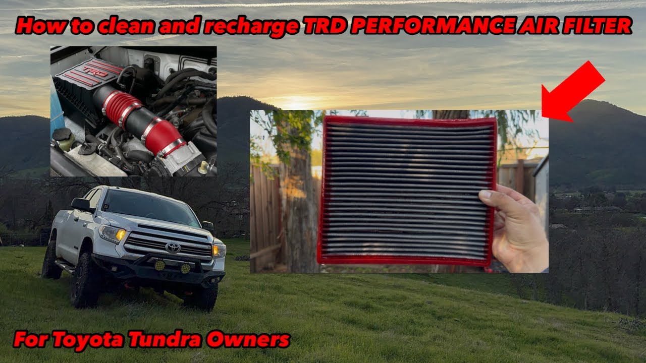 How to clean & recharge TRD Performance Air Filter for 2007-2021 system (Updated 2026)