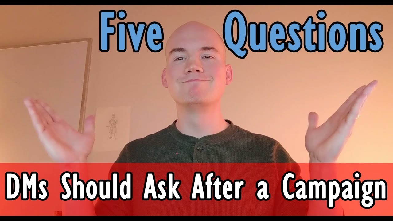 5 Questions DMs Should Ask Players | Dungeon Master Tips
