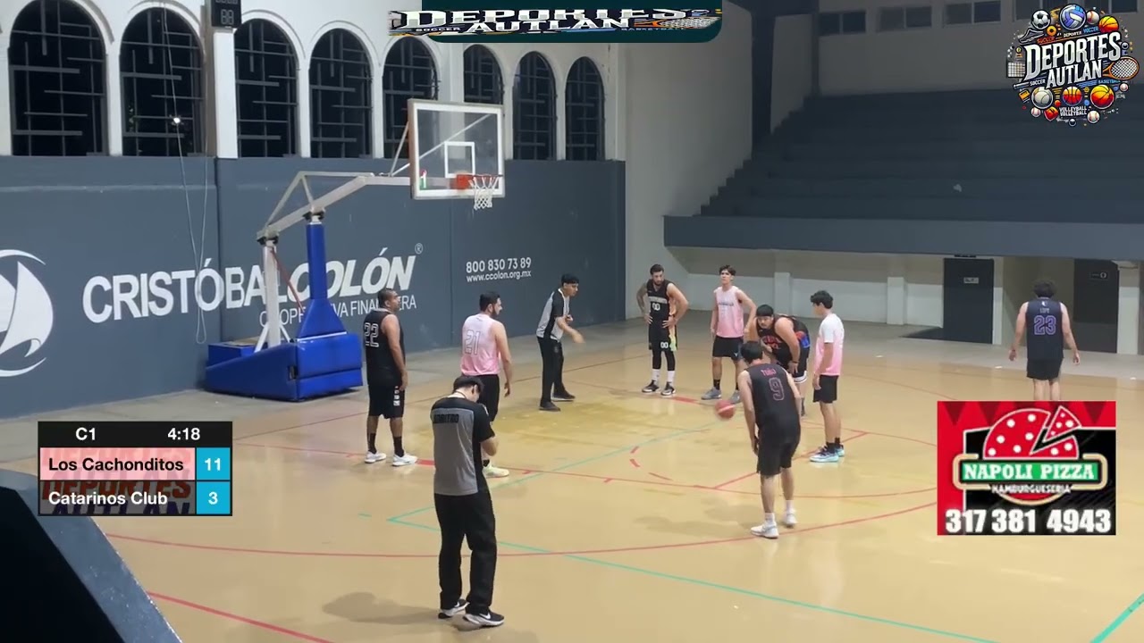 🏀 Buen Duelo en la Duela | Cachonditos 🆚 Catarinos Club | Liga de Básquetbol Libre de Autlán
