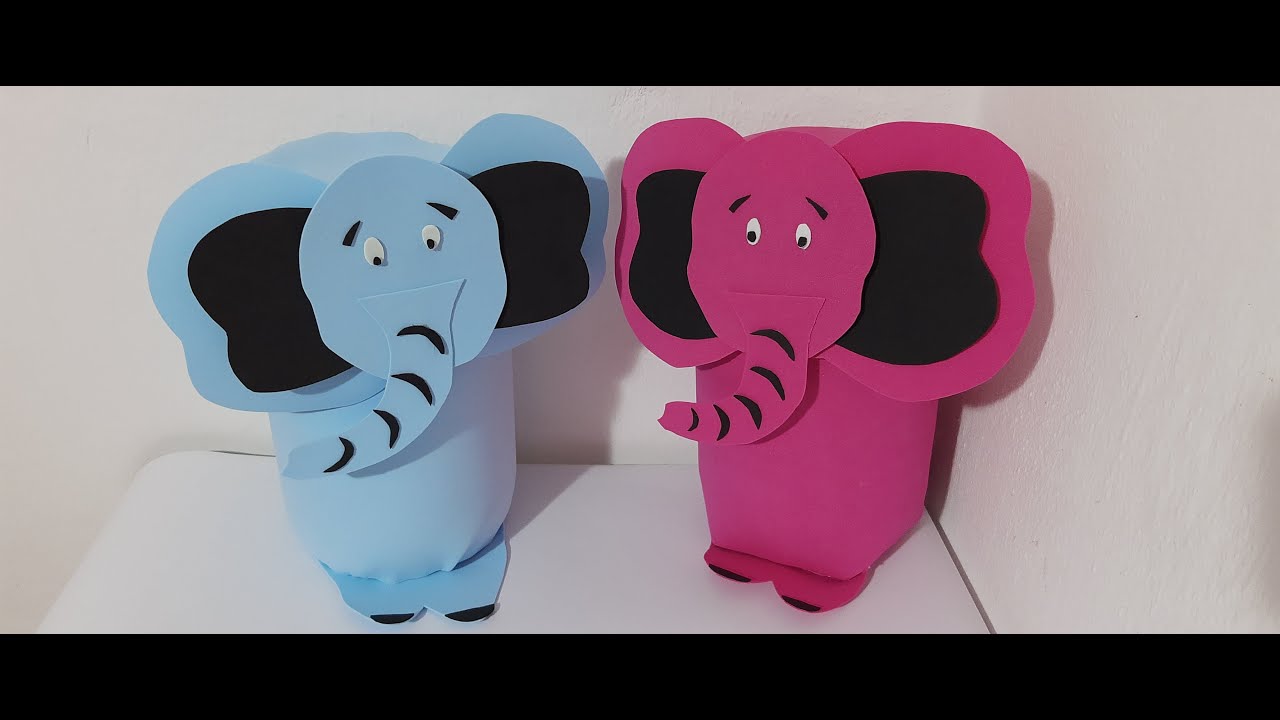 COFRINHO DE ELEFANTE FEITO COM POTE DE SUPLEMENTO OU POTE DE DOCE | PASSO A PASSO | REGINA ART'S