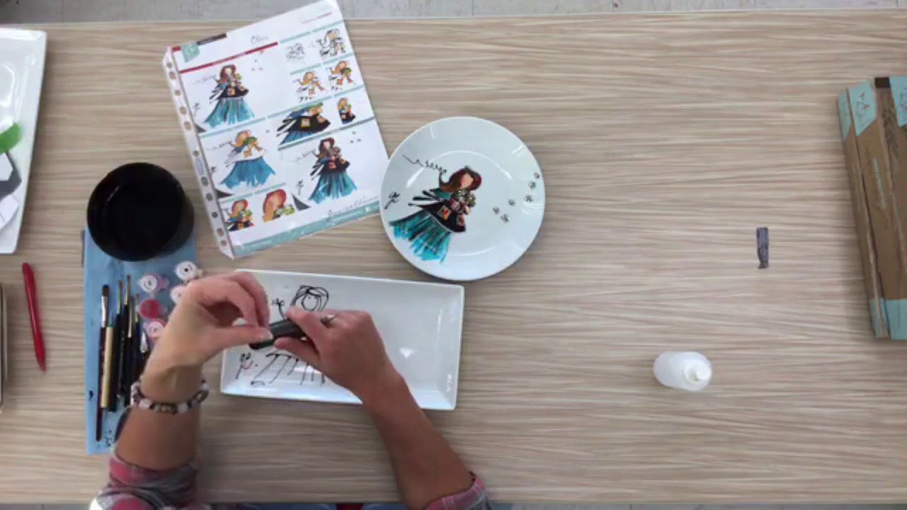 Techniques sur porcelaine par Geneviève Charron 27 août 2020