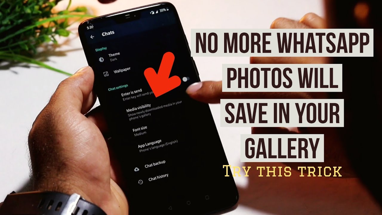 Hide WhatsApp photos & videos from gallery