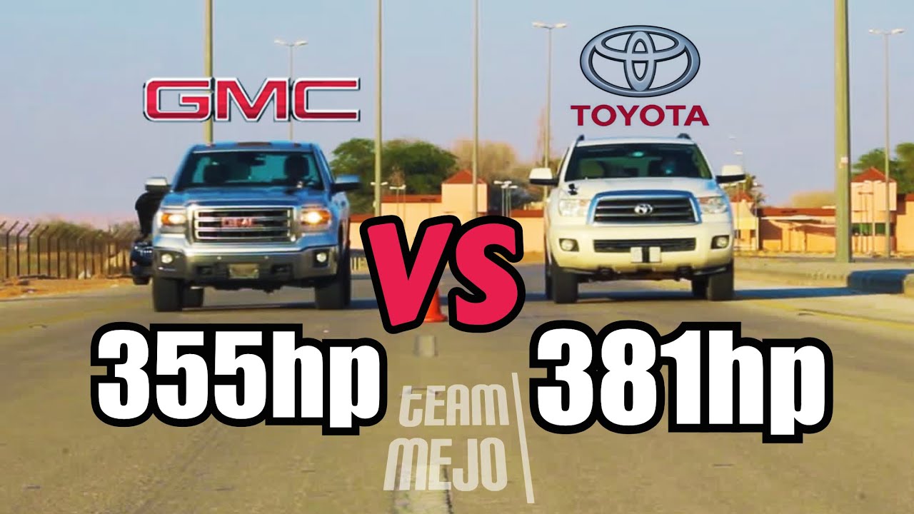 مقارنة تويوتا سكويا ضد جمس سييرا | Toyota Sequoia VS GMC Sierra