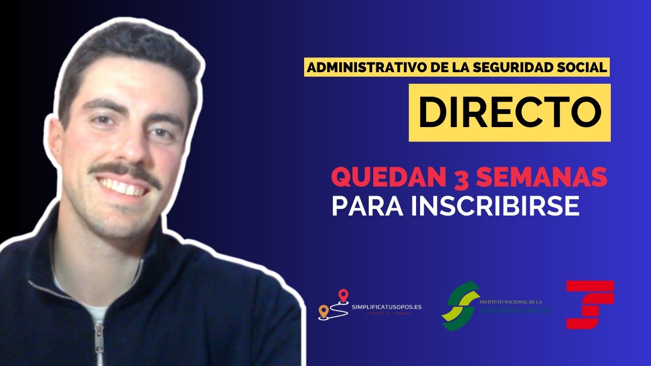 ✅ Sesión en directo de PREGUNTAS Y RESPUESTAS post-examen de Administrativo de la S.Social