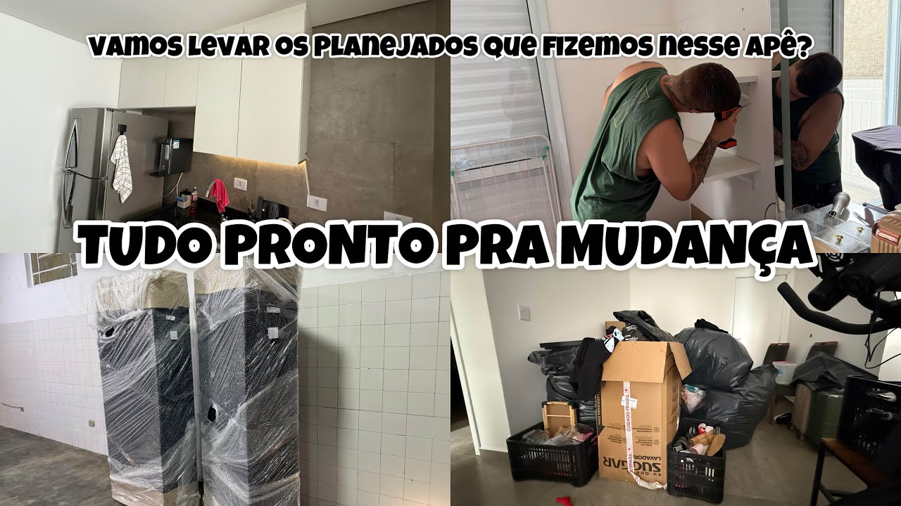 TERMINAMOS DE GUARDAR TUDO PRA MUDANÇA, E OS PLANEJADOS DESSE APÊ? COMPRAMOS UM BOX BAÚ NOVO e mais