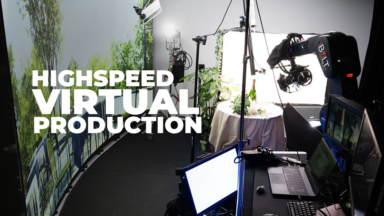 High-Speed Virtual Production in our Studio.