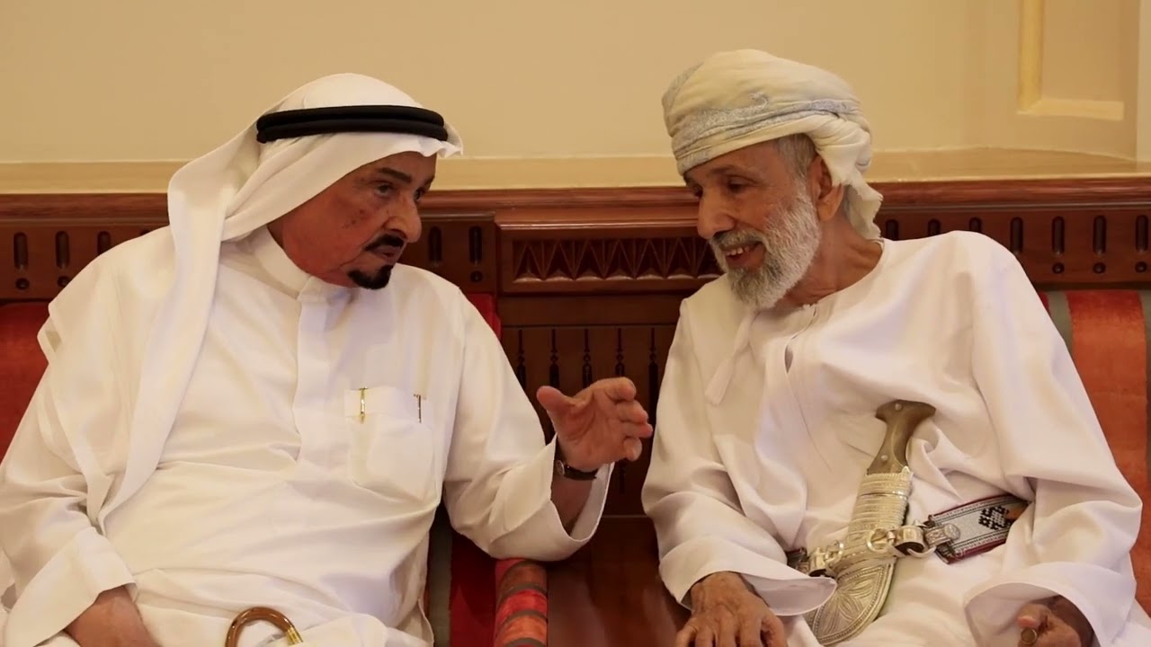 الشيخ حميد بن راشد النعيمي حاكم إمارة عجمان في ضيافة الشيخ سيف بن محمد الحوسني -ولاية الخابورة.