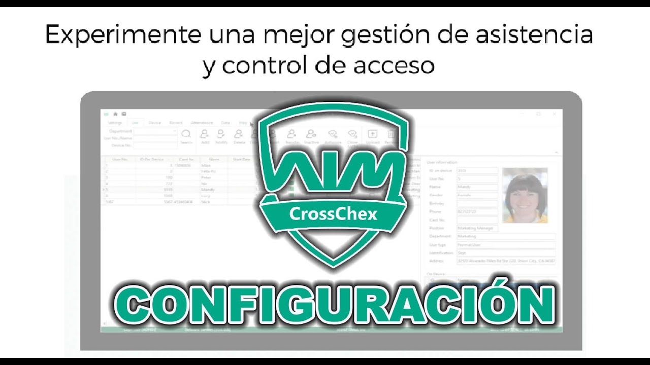 Anviz CrossChex Standard - Control de Asistencia y Acceso
