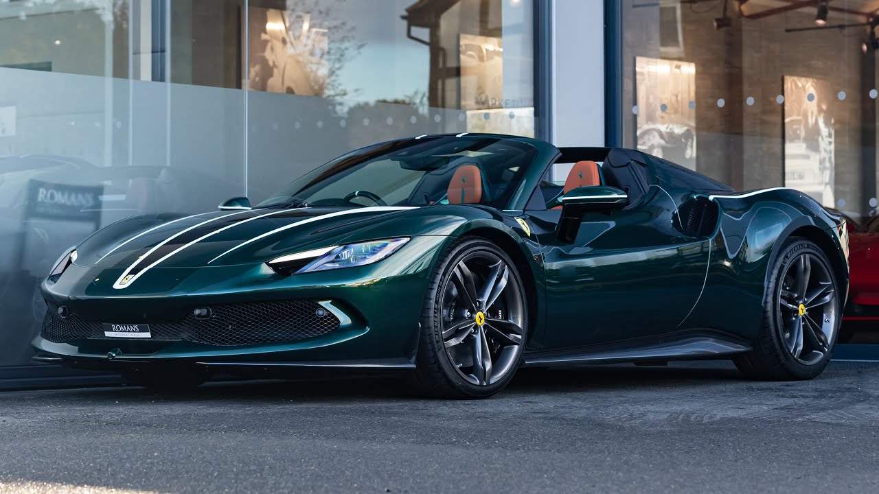 2024 Ferrari 296 GTS - Verde Scuro - Walkaround + Engine & Exhaust Sound