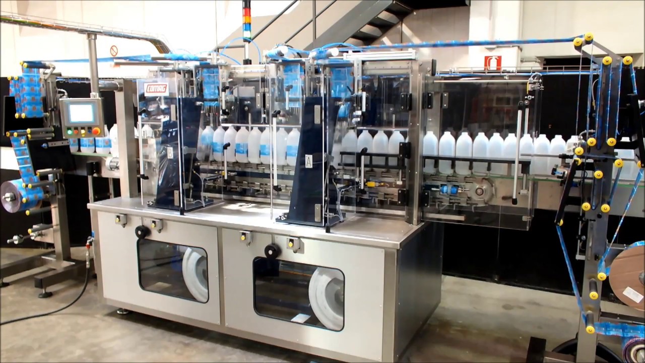 Comag Machine SLC200 - Labelling With Stretch Sleeve | elastic film