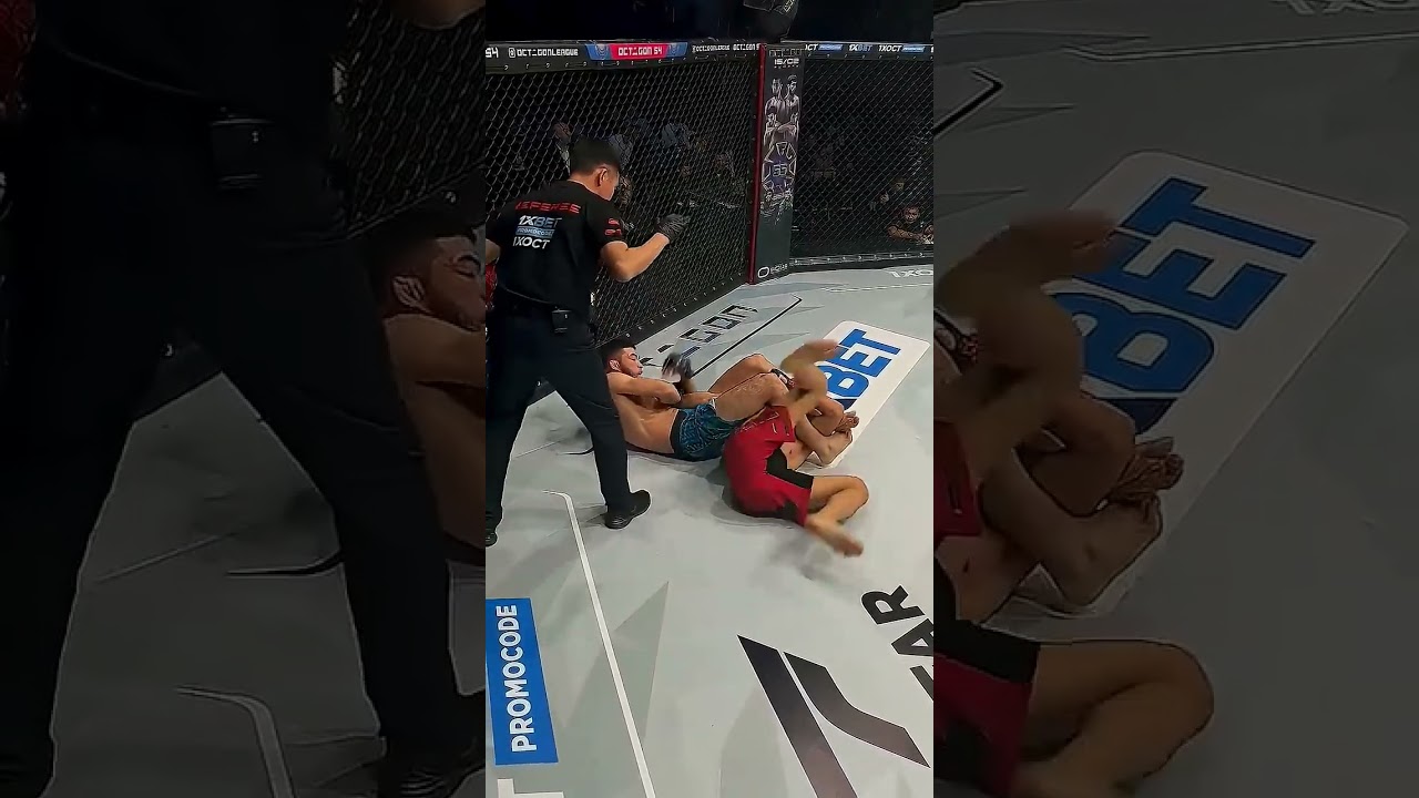 Вот это воля к победе! 😱 #mma #oktagon