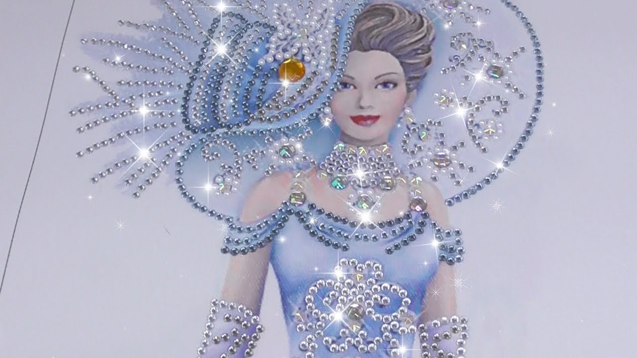 ALL CRYSTAL DIAMOND ART ( 1930 BEAUTIFUL CLASSY LADY DRESS TO IMPRESS )