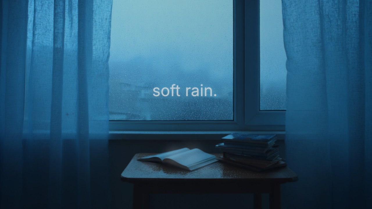 soft rain. | deep focus & study ambient (steady rain sounds)
