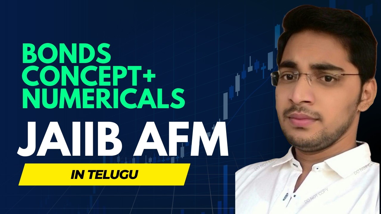 JAIIB AFM II BONDS II FINANCIAL MATHEMATICS YTM II AFM NUMERICALS II