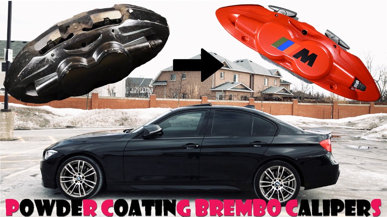 Powder Coating Brembo Calipers (BMW F30 MSport).