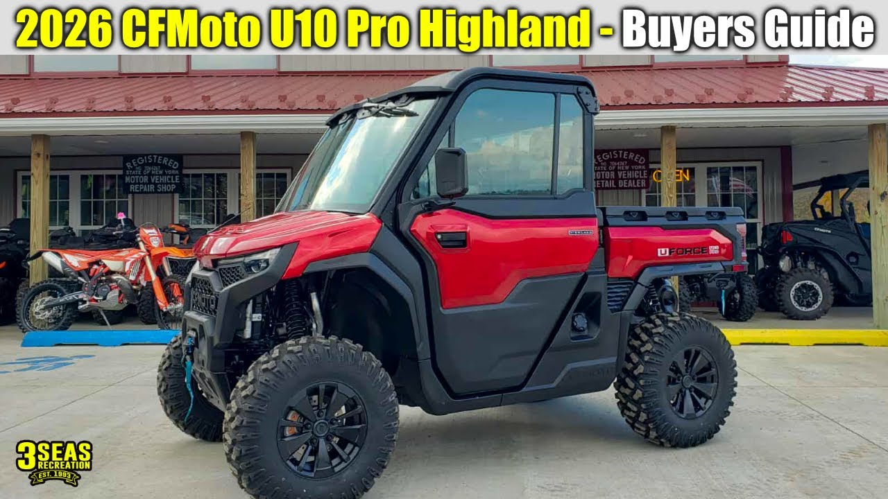 2026 CFMOTO U10 Pro Highland First Look – Full Heat & AC Walkaround + Demo Ride