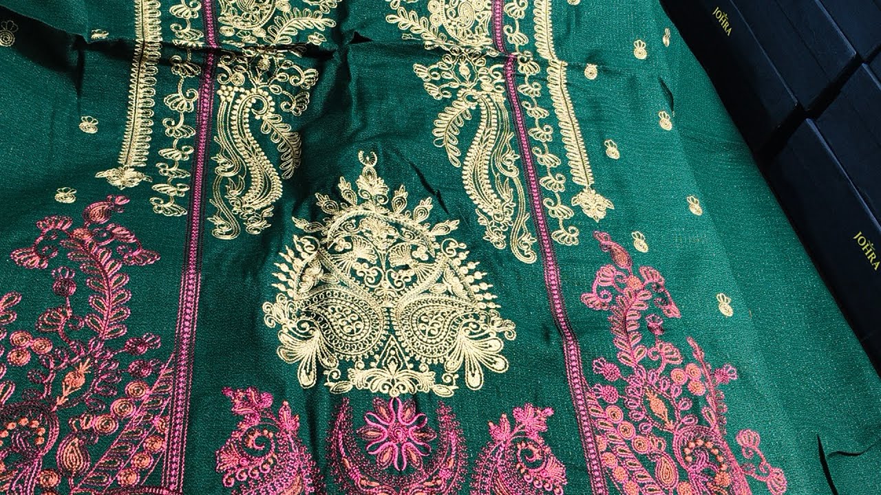 ROSEL BY JOHRA EMBROIDERED WINTER COLLECTION WITH JAQUARD SHAWL#viralreels #instagram #fashion