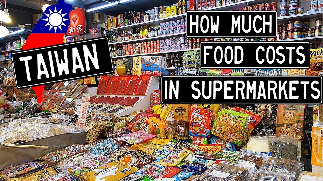 TAIWAN | How Expensive is Food in a Supermarket? (WeWillNomad)